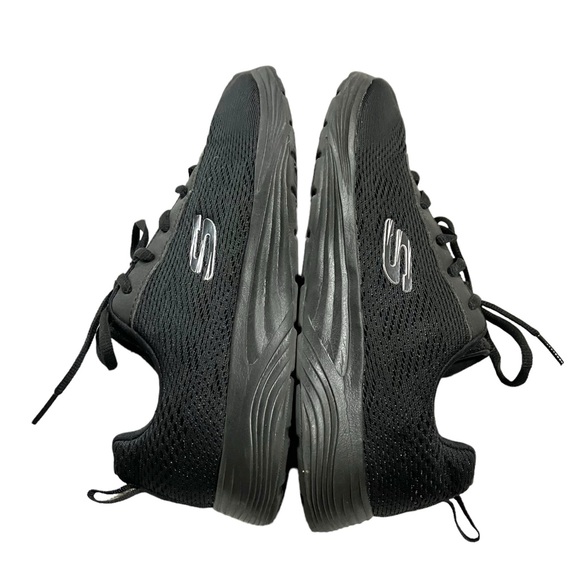 Skechers Women's Black Sneaker Size 8 Shoes - Picture 3 of 7